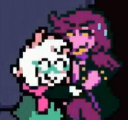Susie and Ralsei (Deltarune)